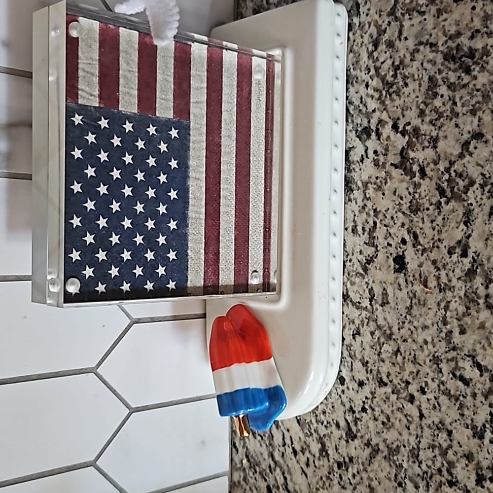 Nora Fleming Patriotic Melting Popsicle Mini